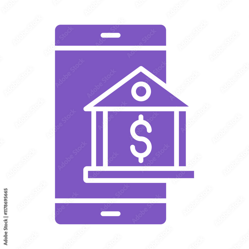 Mobile Banking Icon