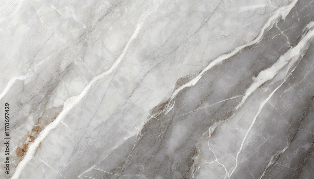 Obraz premium Modern White Marble Texture with Subtle Veining