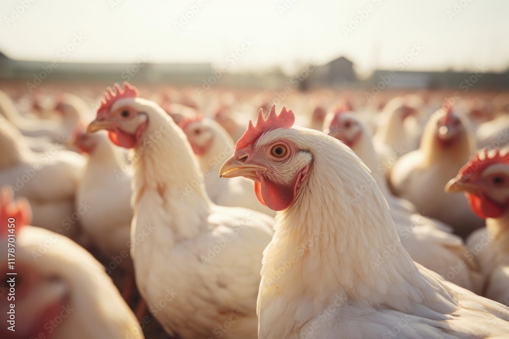 Fototapeta premium Chicken poultry animal bird.