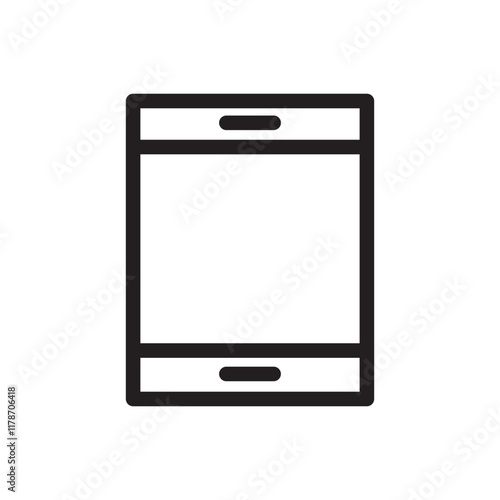 Mobile phone with a sleek design, screen, and buttons, representing communication and portable technology.