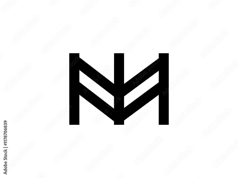 M Logo Design Vector Art M Logo Design Vector Art