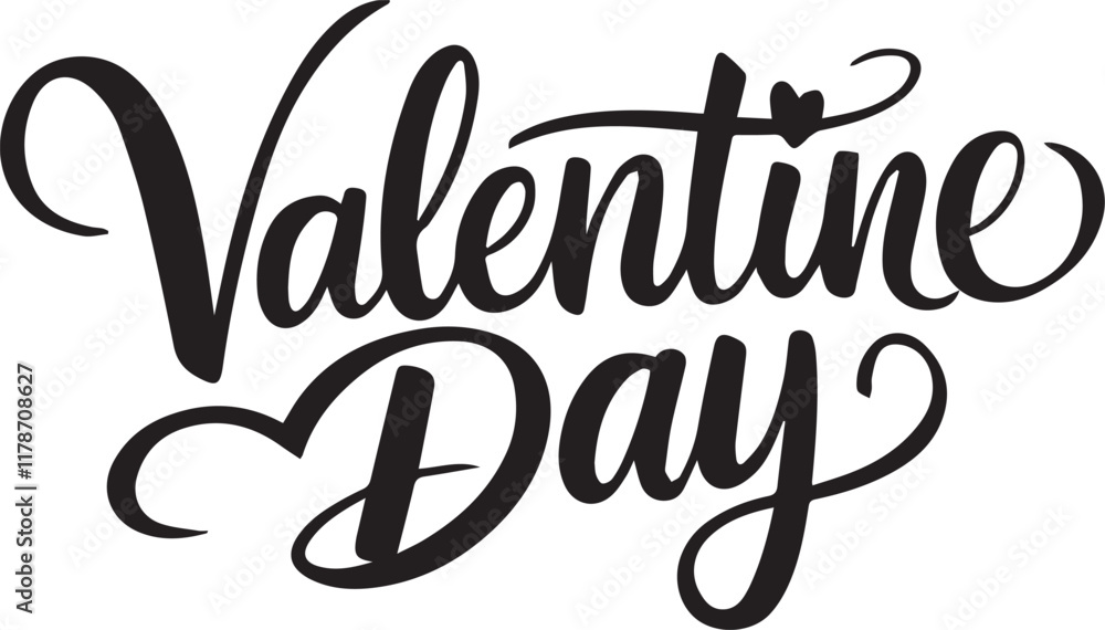 Fototapeta premium Loving Shadows Valentine’s Typography Delight