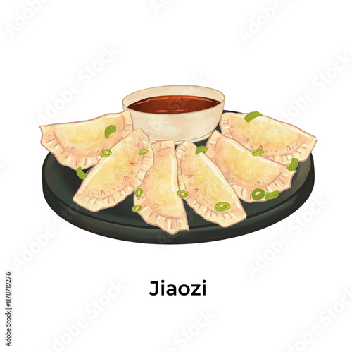 Chinese Traditional Cuisine Jiaozi