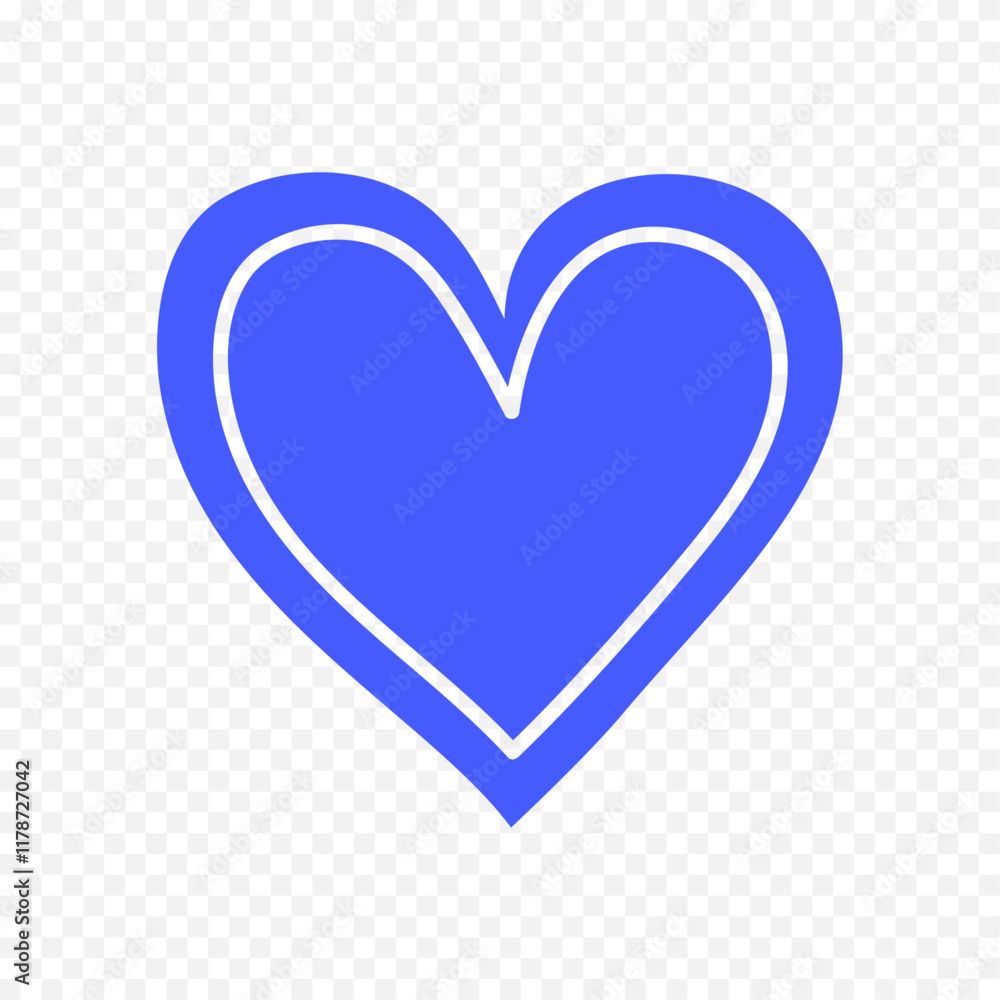 Doodle hand drawn heart drawing on white background Doodle hand drawn heart drawing on white background