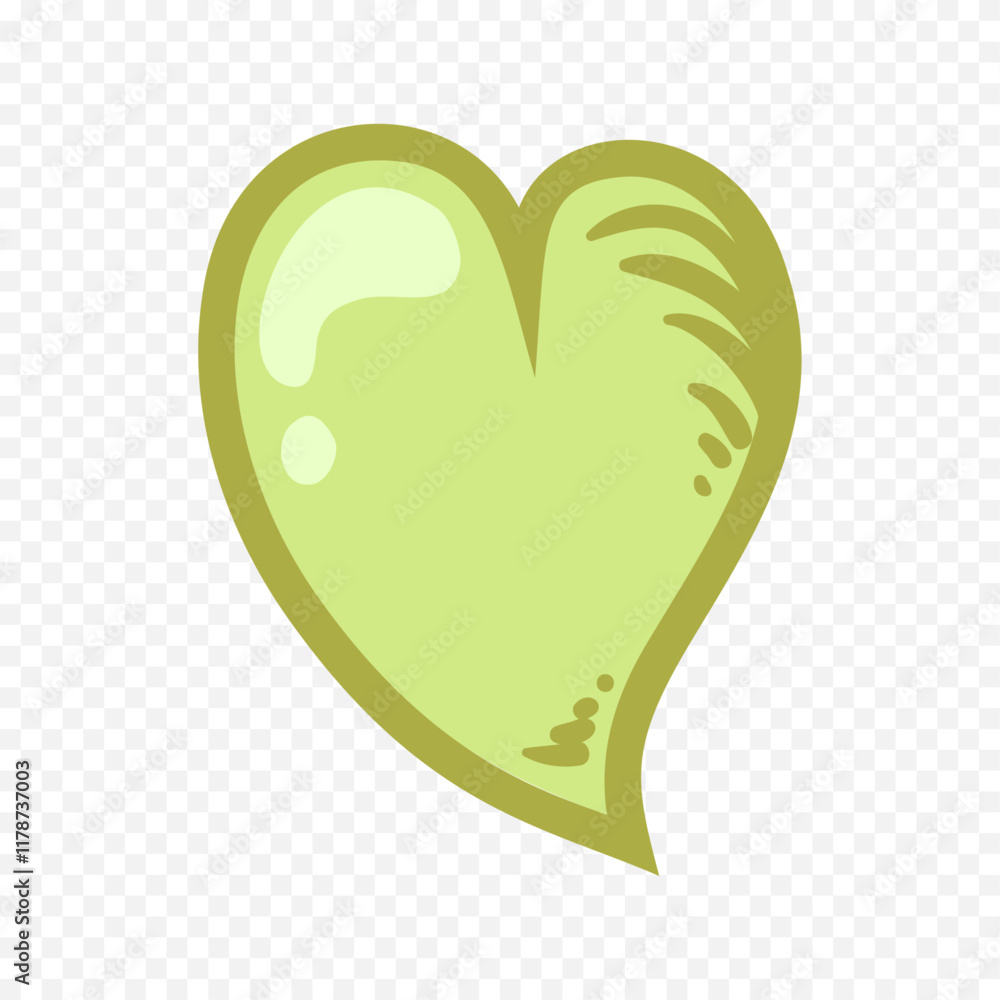 Doodle hand drawn heart drawing on white background Doodle hand drawn heart drawing on white background