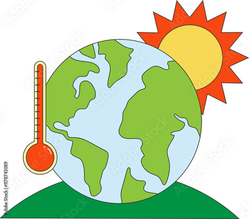 Climate Change Illustration