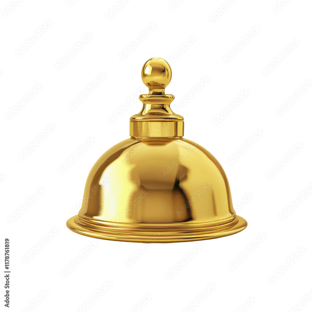 Rustic Brass Bell for Home Decor and Crafts on transparent background. Rustic Brass Bell for Home Decor and Crafts on transparent background.