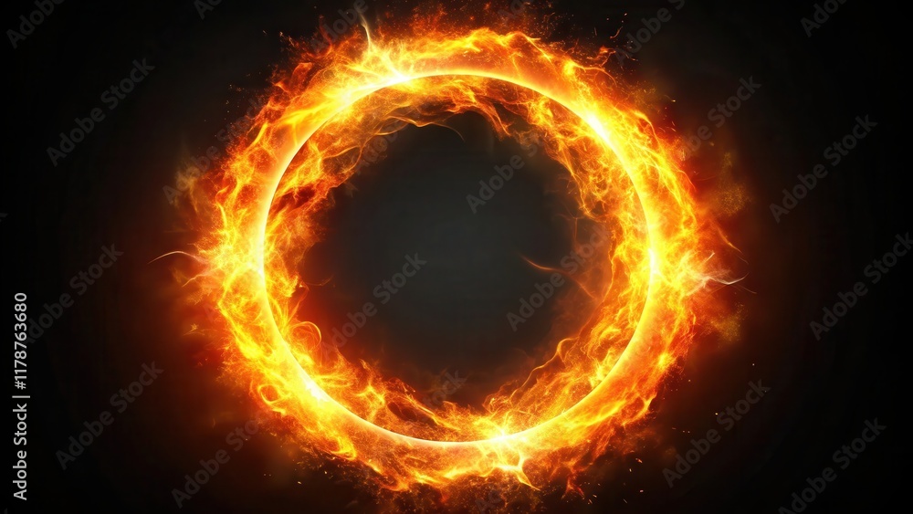Dynamic orange ring with fiery essence and explosive energy for high-impact VFX overlays, orange, ring, fiery, essence Dynamic orange ring with fiery essence and explosive energy for high-impact VFX overlays, orange, ring, fiery, essence