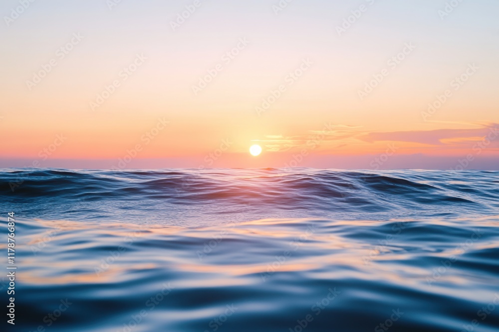 Sunset over a calm sea coastal location nature photography tranquil environment horizontal viewpoint serenity of sunset reflections in water Sunset over a calm sea coastal location nature photography tranquil environment horizontal viewpoint serenity of sunset reflections in water