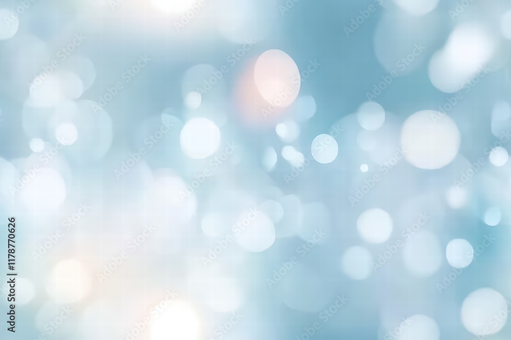 Abstract Blue Blurred Background with Soft Light Bokeh Effects for Use in Digital Design and Creative Projects Abstract Blue Blurred Background with Soft Light Bokeh Effects for Use in Digital Design and Creative Projects