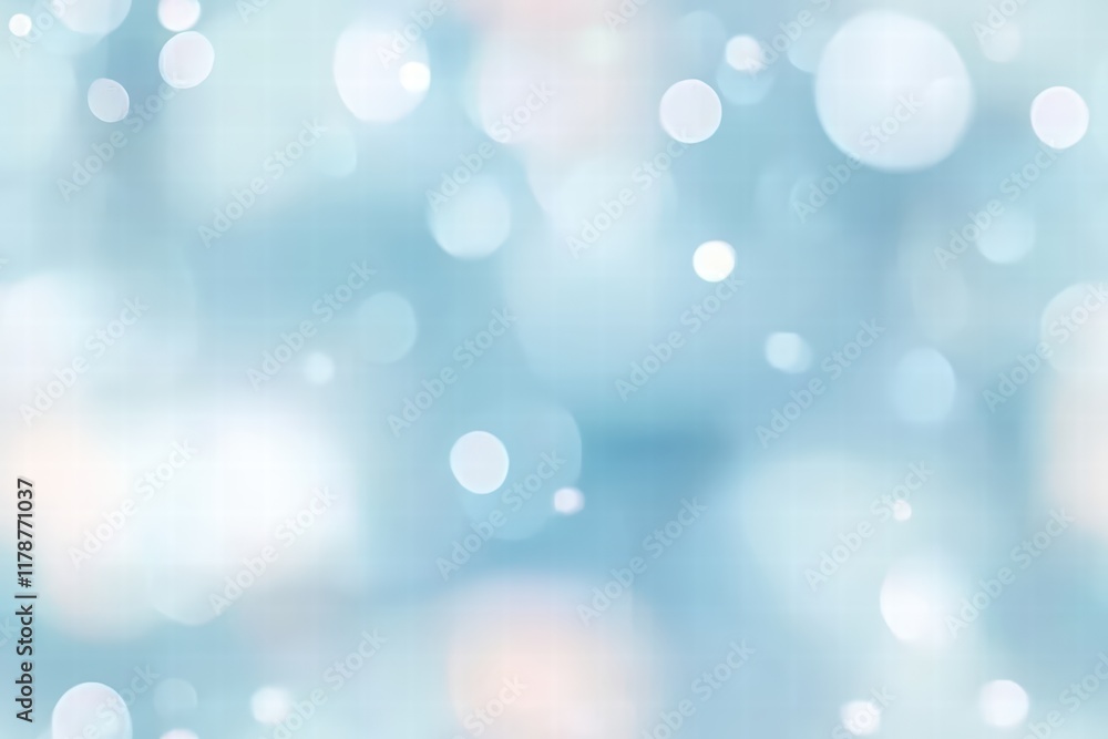 Fototapeta premium Blurred Abstract Light Background in Soft Blue Tones with Subtle Bokeh Effects for Various Creative Uses