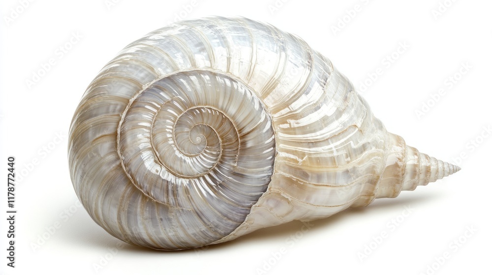 Stunning Spiral Seashell: A Close-Up of Nature's Art Stunning Spiral Seashell: A Close-Up of Nature's Art