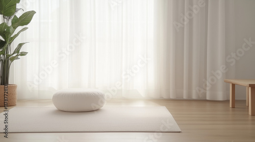 Serene Minimalist Living Ro...