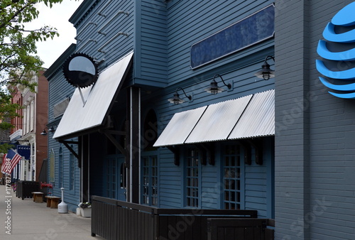 Photography Street Scene in the Town Traverse City, Michigan