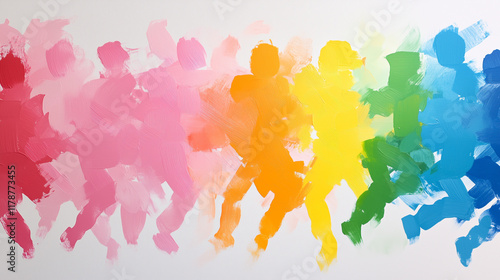 Rainbow of Unity: A vibrant...