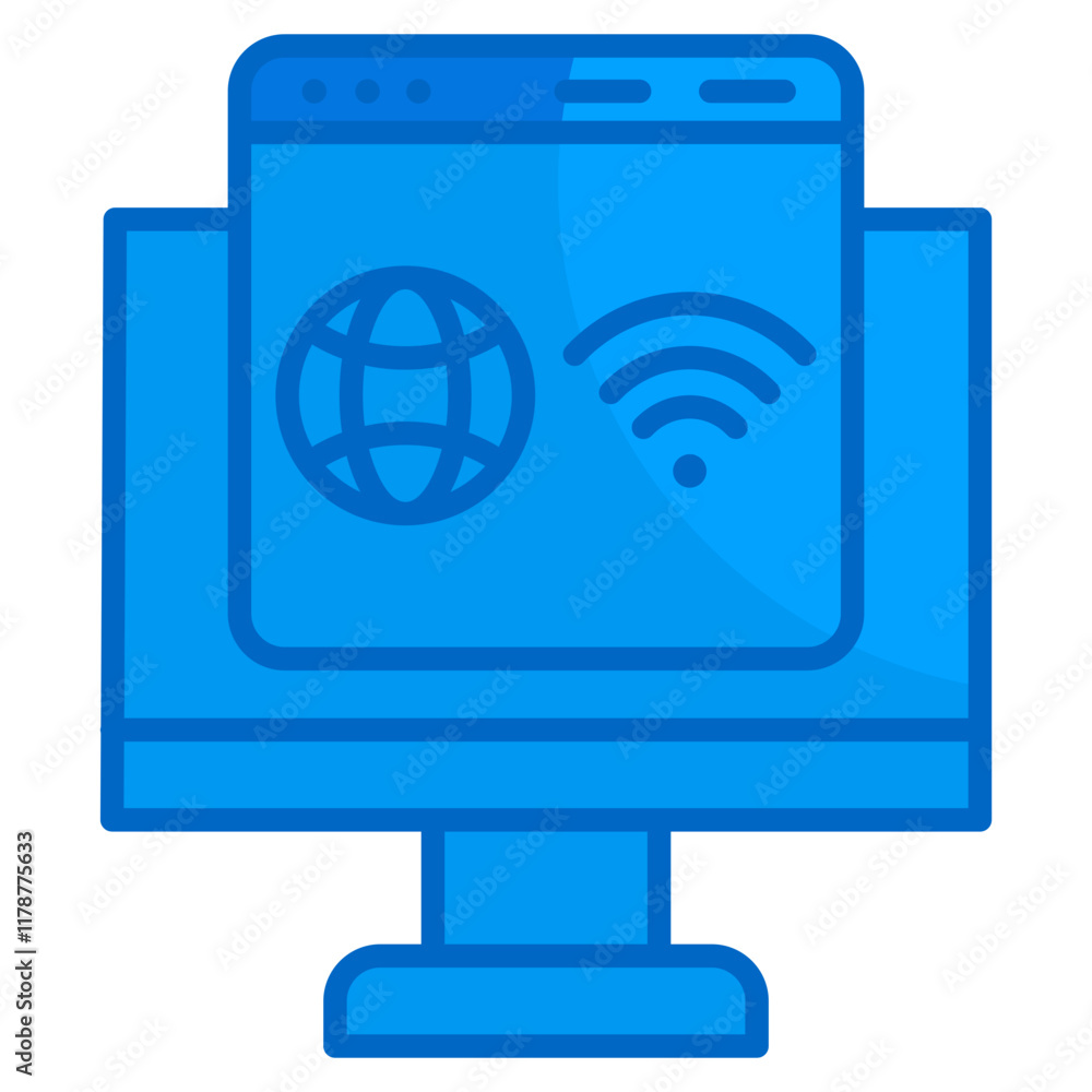 Online Icon Element For Design Online Icon Element For Design