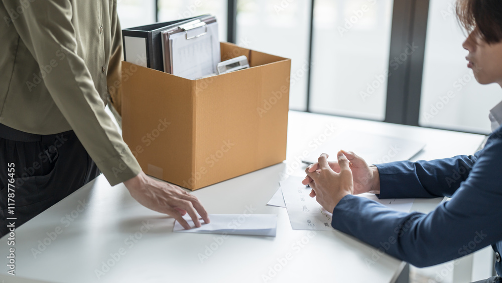 Departing Professional Businessman Resignation Announcement Farewell in Business Departing Professional Businessman Resignation Announcement Farewell in Business