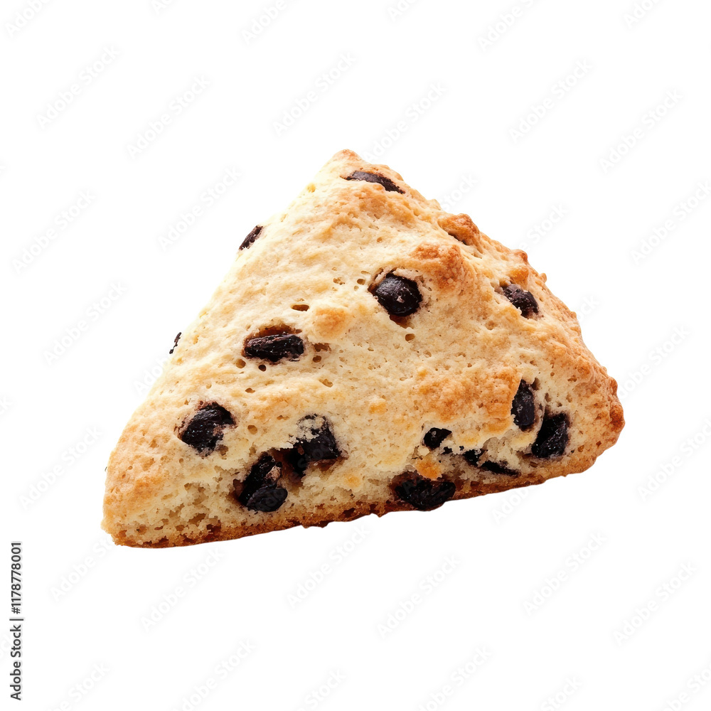 Freshly Baked Scone Perfect for Breakfast or Afternoon Tea on transparent background. Freshly Baked Scone Perfect for Breakfast or Afternoon Tea on transparent background.