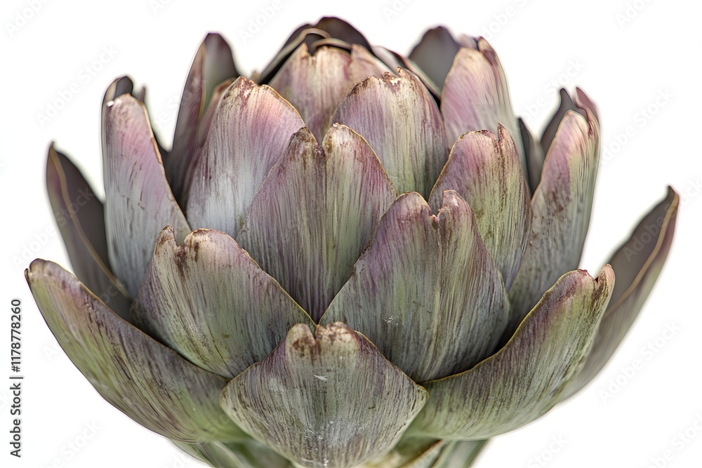 Artichoke: Close-Up View of Petals, Texture, and Color Artichoke: Close-Up View of Petals, Texture, and Color