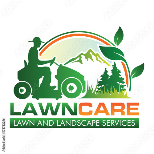 Professional Landcare Logo Design. Landscaping Services Business Logo.