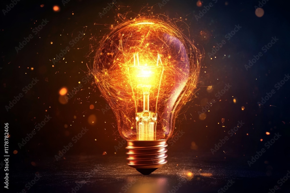 This captivating image features a glowing light bulb surrounded by dynamic particles, symbolizing innovation and creative ideas for startups and technology enthusiasts. This captivating image features a glowing light bulb surrounded by dynamic particles, symbolizing innovation and creative ideas for startups and technology enthusiasts.