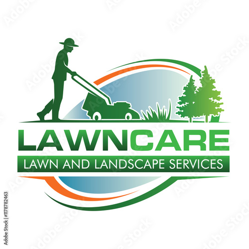 Professional Landcare Logo Design. Landscaping Services Business Logo.
