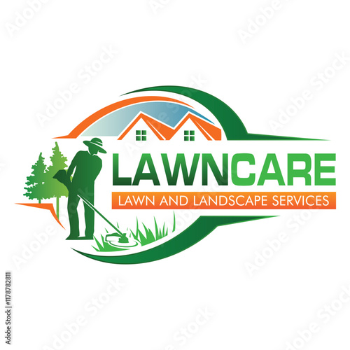 Professional Landcare Logo Design. Landscaping Services Business Logo.