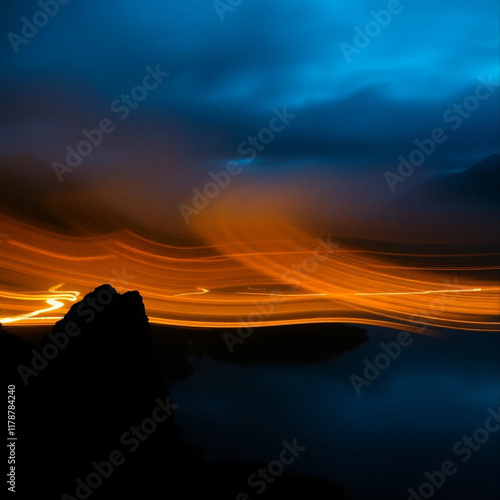 sunrise in the desert