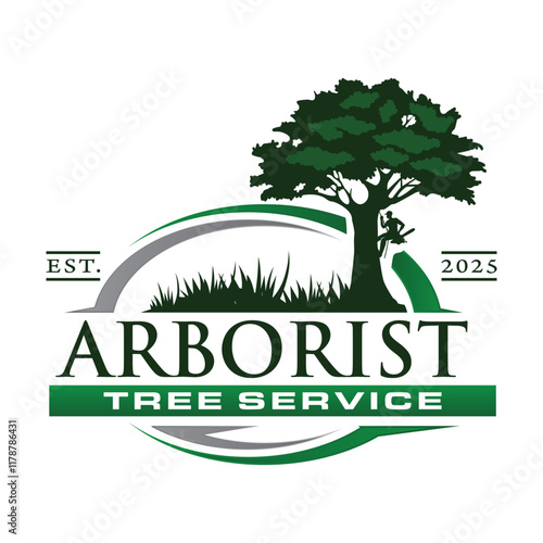 Arborist Tree Services Logo Design.