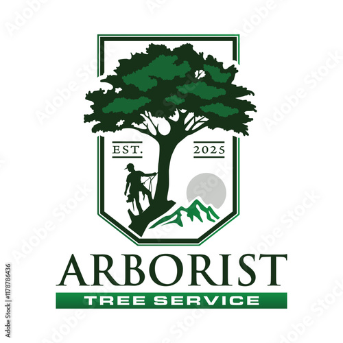 Arborist Tree Services Logo Design.