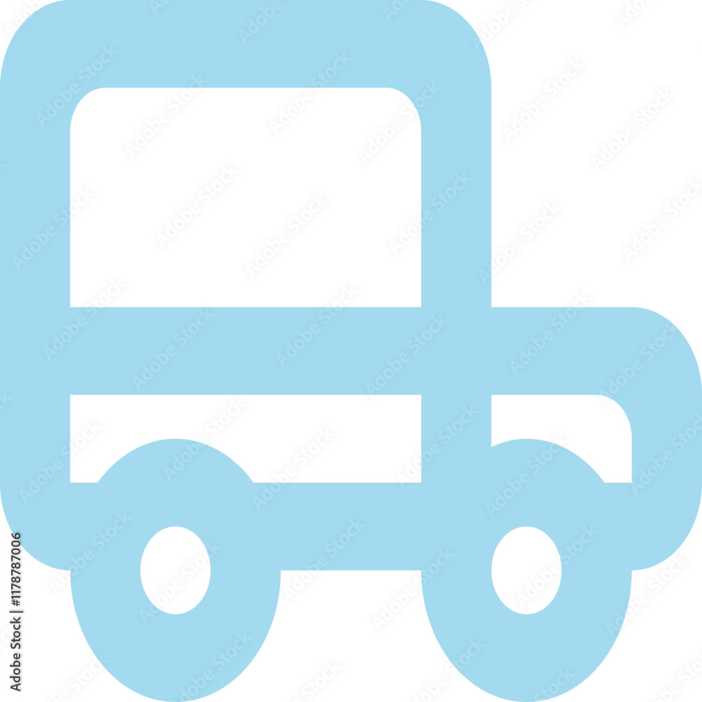 Obraz premium Car round icon logo deround