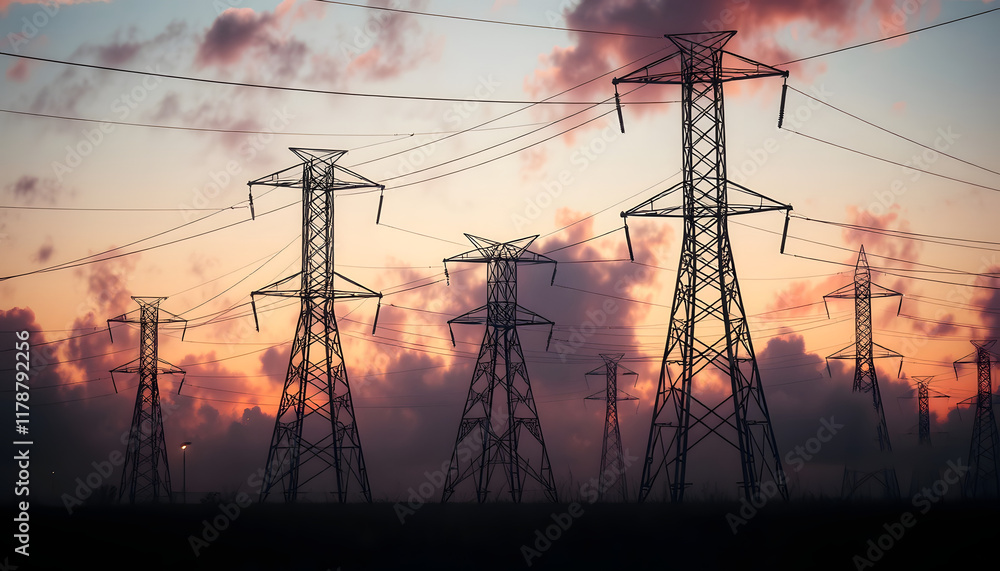 Fototapeta premium Conceptual image: expensive electricity, rate increases due to the energy crisis, dreamy atmosphere, with white tones