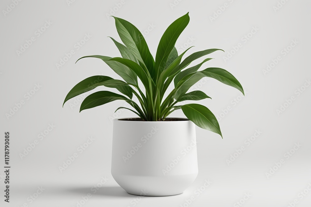 there is a plant in a white pot on a table there is a plant in a white pot on a table