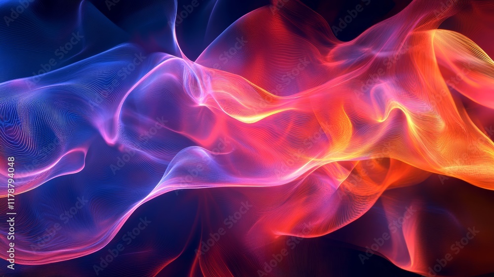 Abstract Dynamic Graphic Representing Data Flow in a Colorful and Realistic World of Light and Movement Abstract Dynamic Graphic Representing Data Flow in a Colorful and Realistic World of Light and Movement
