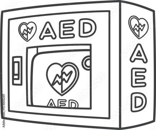 AED（自動体外式除細動器）ボックス