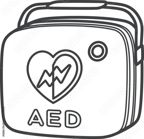 AED（自動体外式除細動器）本体
