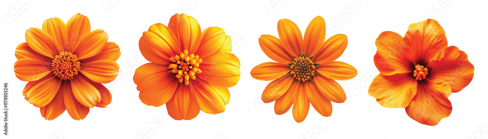 Transparent or PNG Image of Orange Hibiscus Flower Pack Transparent or PNG Image of Orange Hibiscus Flower Pack