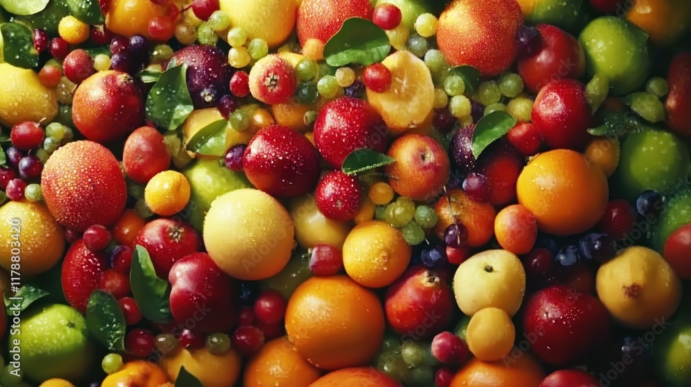 colorful mixed fruits used as background
colorful mixed fruits used as background