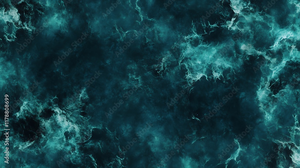 Obraz premium Abstract Teal Marble Texture Background Design