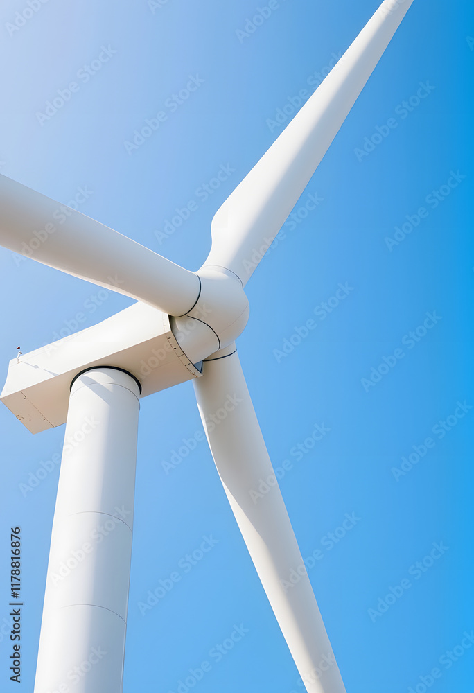 wind energy, close-up, with white tones wind energy, close-up, with white tones