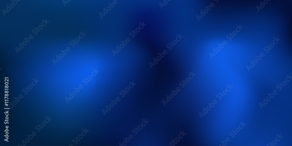 Obraz premium Blue horizontal background for business ideas. blurred vector illustration