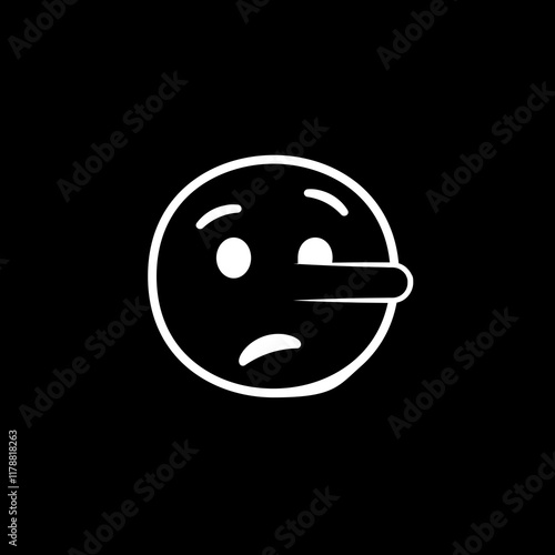 Lying Face Icon
