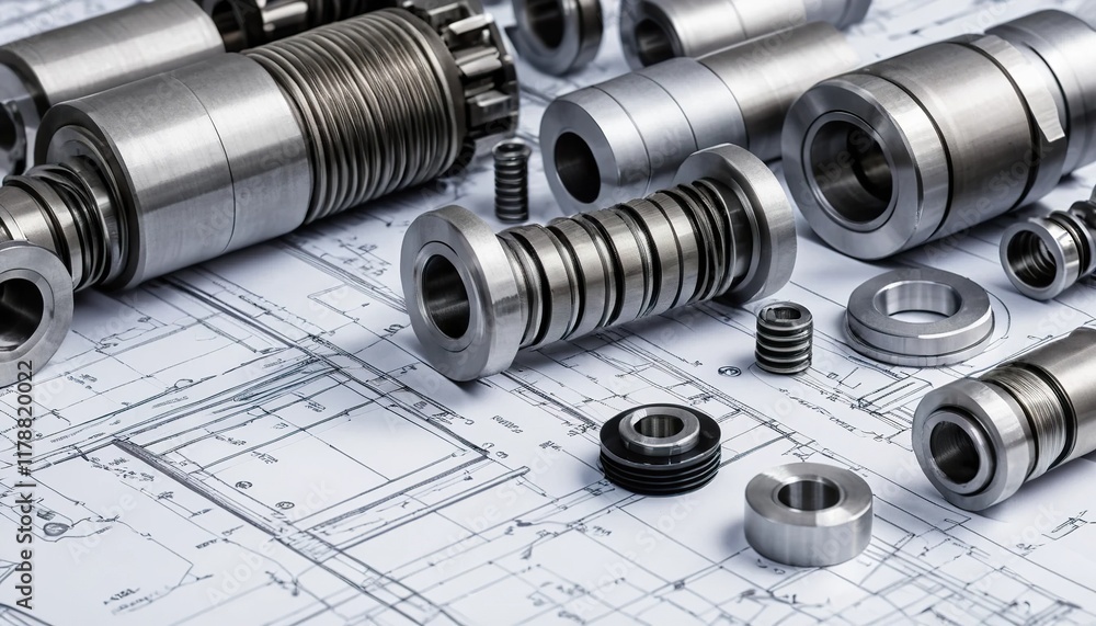 Metal components, technical drawings, engineering parts, precision machinery, industrial, manufacturing, mechanical, blueprints, Metal components, technical drawings, engineering parts, precision machinery, industrial, manufacturing, mechanical, blueprints,