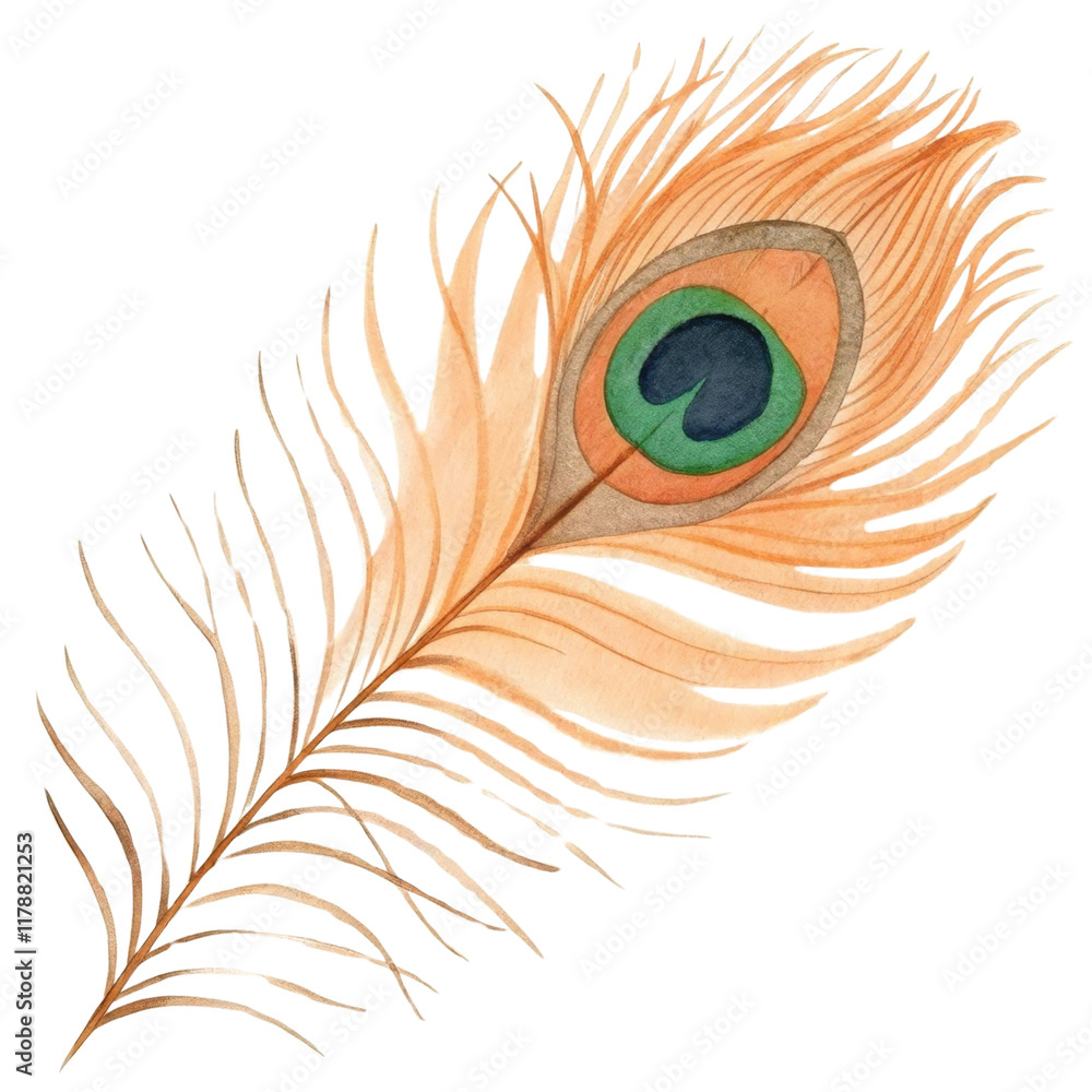 Elegant peacock feather display nature setting artistic illustration vibrant colors close-up view natural beauty concept Elegant peacock feather display nature setting artistic illustration vibrant colors close-up view natural beauty concept