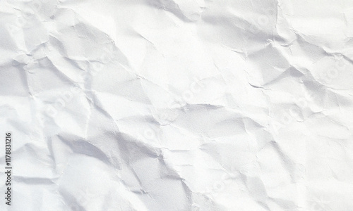 white crumpled paper