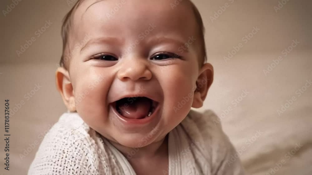 portrait of a boy laughing portrait of a boy laughing