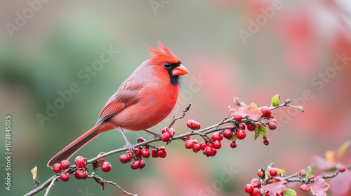 Northern Cardinal on Winter...