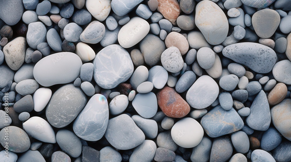 Pile of Light Gray Rocks and Stones Arranged in Natural Patterns for Background, Textures, and Decorative Purposes Pile of Light Gray Rocks and Stones Arranged in Natural Patterns for Background, Textures, and Decorative Purposes