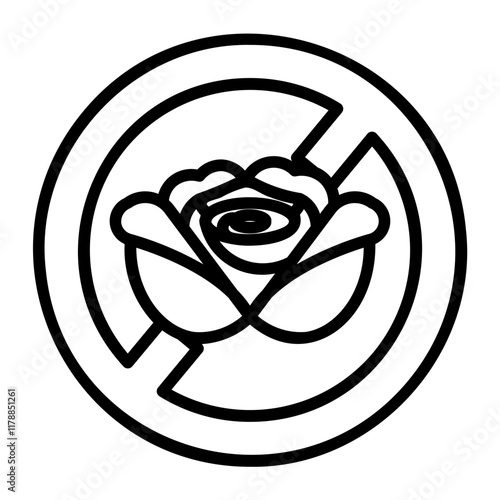 pollen Line Icon