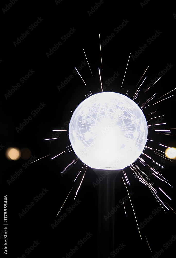 Energy Power ball Fx, with white tones Energy Power ball Fx, with white tones